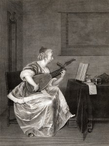 Gerard Ter Borch, "Estudante de Bandolim. de Unbekannt