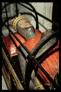 Catedral de Gloucester, Efígie do Duque da Normandia, filho de Guilherme o Conquistador, c.1100 (G96/6) de Unbekannt