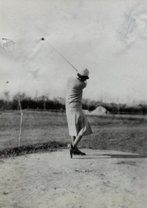 Jogador de golfe de Unbekannter Künstler