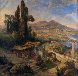 Golfo de Nápoles 19c de Unbekannter Künstler