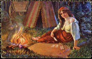 Cartomante cigana de Unbekannter Künstler