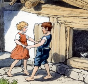 Hansel e Gretel de Unbekannter Künstler