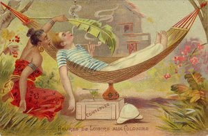 Horas de lazer nas colônias, c 1900 de Unbekannter Künstler