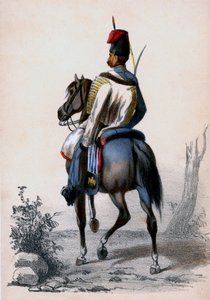 Hussardo: Hussardo a cavalo de Unbekannter Künstler