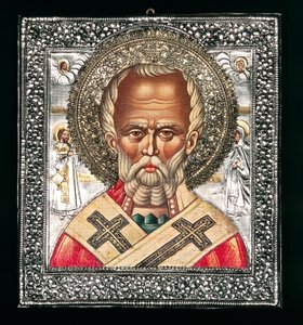 Ícone que representa São Nicolau de Benjamin Baud