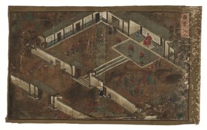 Éditos Imperiais sobre o General Qi Mian, dinastia Ming (tinta e cor sobre seda) de Unbekannter Künstler