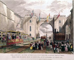 Inauguração do Liverpool Manchester Railway de Unbekannt