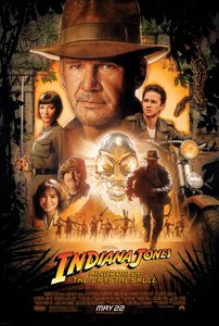 Indiana Jones and the Kingdom of the Crystall Skull por Steven Spielberg, 2008 (cartaz) de Unbekannter Künstler