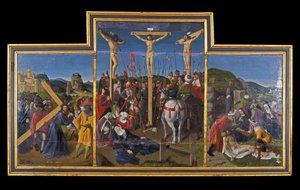 Indre & Loire N* 173 - Chateau de Loches - O retábulo da crucificação - Escola de Jean Fouquet - 1485 - de Unbekannt