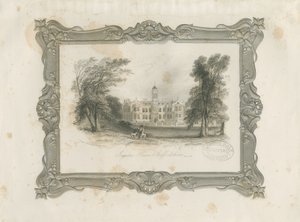 Ingestre Hall: gravura em aço, 1 de abril de 1841 de Unbekannt