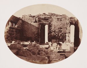 Interior do Pártenon, Atenas, c 1849 de Unbekannt