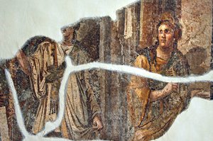 Isiac Ceremony Mosaic, de Vakto, Turquia de Unbekannt