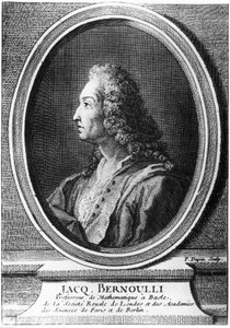 Jacques Bernoulli, matemático suíço, c 1700 de Unbekannt