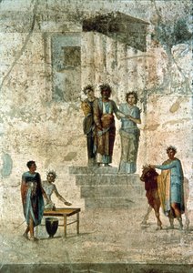 Jason e Pelias, da Casa de Jason, ou da Casa dos Amores Fatais, Pompeia de Unbekannter Künstler