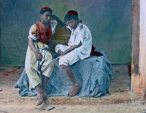 Rapazes judeus de Unbekannter Künstler