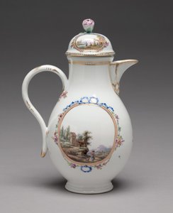 Jarro com Tampa, feito por Meissen Porcelain Factory, 1774-1814 de Unbekannt