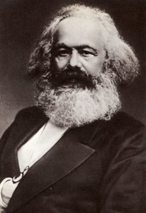 Retrato de Karl Marx de Unbekannter Künstler