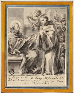 Rei Henrique da França e São Bernardo de Clairvaux de Unbekannt
