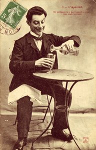O Aperitivo cartão postal nº 2 de Unbekannter Künstler