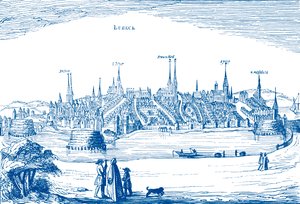 Lübeck e o seu porto de Unbekannter Künstler