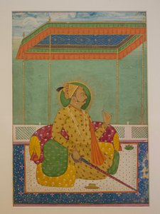 Maharaja Ajit Singh, Pintura, Mehrangarh Fort, Jodhpur, Rajasthan, Índia, Ásia (foto) de Unbekannter Künstler