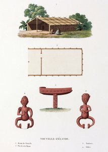 Casa Maori e ídolos, Nova Zelândia de Unbekannt