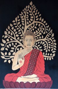 Meditando Buddha Paris França de Unbekannt