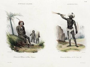 Homens da Nova Irlanda e Fiji de Unbekannt