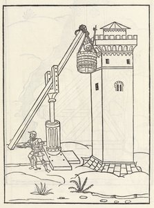 Elevador móvel para assaltar uma torre de Unbekannt
