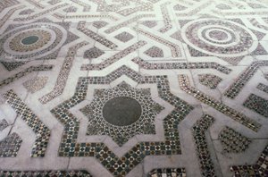 Piso de mosaico na Catedral de Monreale, Sicília (foto) de Unbekannt
