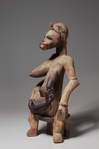 Figura de mãe e filho, de 1800 a 1900 de Unbekannt