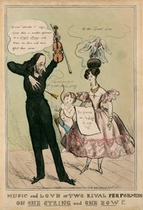 Niccolo Paganini - retrato de Unbekannt
