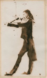 Niccolo Paganini - retrato de Unbekannt