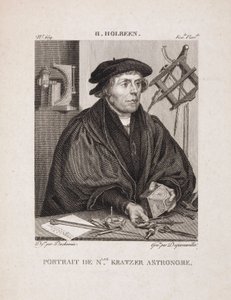 Nicholas Kratzer, astrônomo alemão, c 1528 de Unbekannt