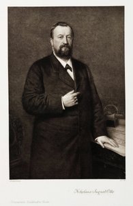 Nikolaus August Otto, engenheiro alemão, c 1870s de Unbekannt