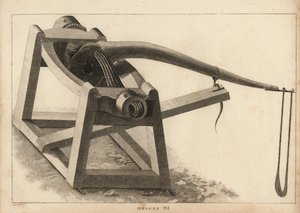 Onager, um tipo de catapulta para projetar pedras de Unbekannt