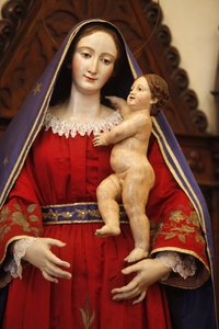 Oratorio confraternale del SS.mo Crocefisso (1714), Gallipoli, Apulia Virgin & child, Gallipoli, Italie de Unbekannt