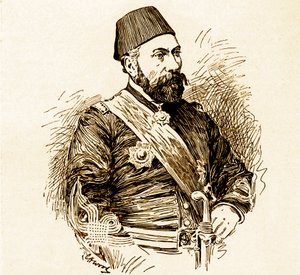 Osman Pasha (O Defensor de Plevna) de Unbekannter Künstler
