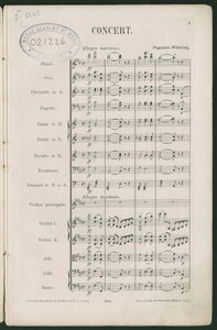 Concerto de Violino Paganini Nº 1, op 6 de Unbekannter Künstler
