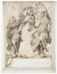 Página do Álbum Amicorum de Philipp Hainhofer, 1596-1633 de Unbekannt