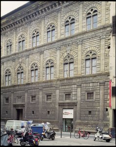 Palazzo Rucellai, Florença, construído 1446-51 (foto) de Unbekannt