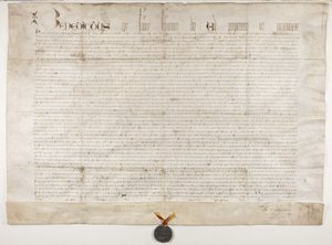 Bula Papal confirmando a carta do Bispo Henry Wardlaw, recto de Unbekannt