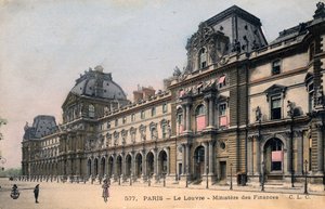 Paris, França: Le Louvre, Ministério das Finanças de Unbekannter Künstler