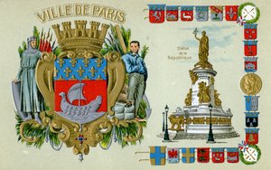 Postal de Paris de Unbekannter Künstler