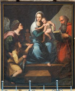 Igreja Paroquial (Igreja de Nossa Senhora de Pamele). Interior. Pintura. Anónimo. Madonna (Madonna com peixe, Tobias). Cópia de Rafael (?). de Unbekannter Künstler