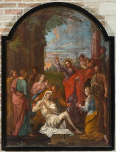 Igreja Paroquial (Igreja de Nossa Senhora da Assunção). Interior. Pintura. Levantamento de Lázaro (?). de Unbekannter Künstler