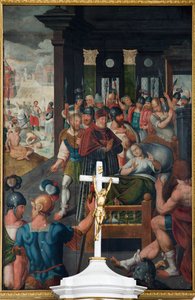 Igreja Paroquial de São Miguel, Cornelius e Ghislenus. Interior. Pintura. de Unbekannter Künstler