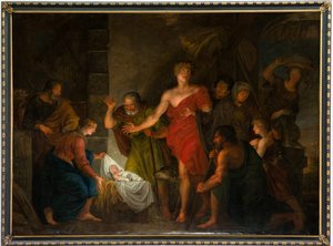Igreja Paroquial (Parochiekerk Sint-Salvator). Interior. Pintura. de Unbekannter Künstler