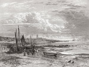 Penzance, Cornualha, Inglaterra no final do século XIX, do Nosso Próprio País, publicado em 1898 de Unbekannt