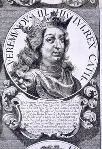 Retrato de Bermudo III de Leão (litho) de Unbekannt